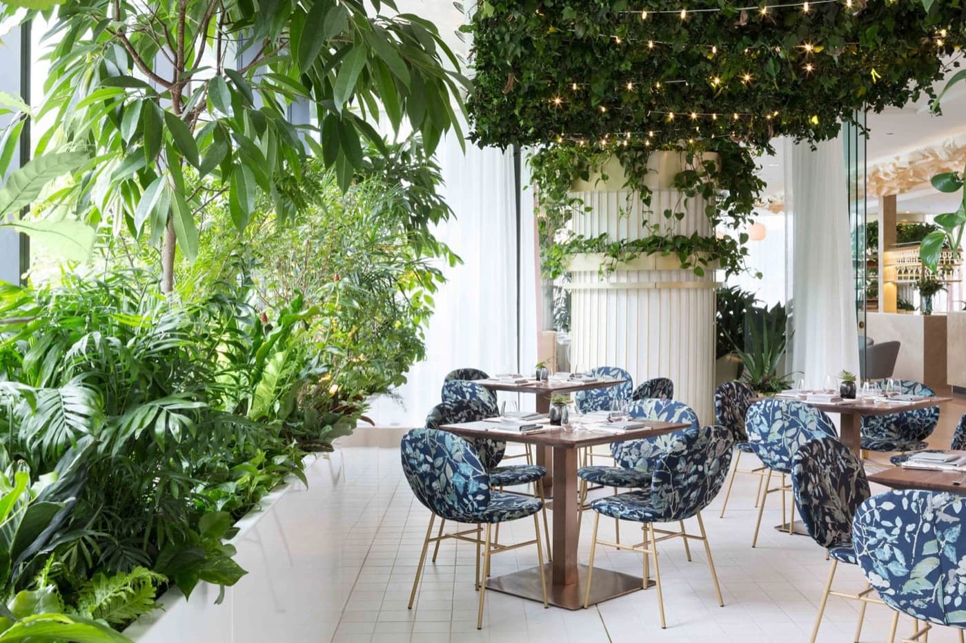 A private room at The Botanist.